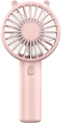 Produktbild von Kleiner, tragbarer Ventilator mit 3 Geschwindigkeitsstufen und einem 300-mAh-USB-Akku für den Einsatz im Freien, in Innenräumen, im Büro und auf Reisen.