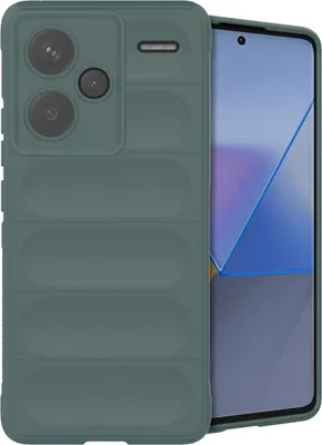 Produktbild von imoshion EasyGrip Backcover Xiaomi Redmi Note 13 Pro Plus (5G) - Dunkelgrün