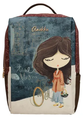 Immagine prodotto di Anekke zaino per il tempo libero zaino con scomparto per laptop Tulip Travel Backpack Multicolor multicolore