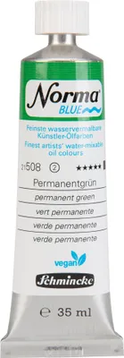 Produktbild von Norma Blue - Permanentgrün 35ml - umweltbewusste Ölfarbe Schmincke 21 508 009
