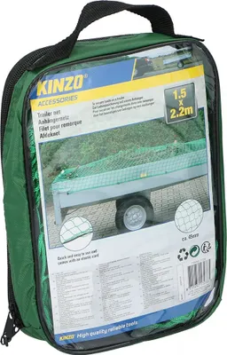 Produktbild von Kinzo Anhängernetz 1,5 x 2,2 m | Anhängerzubehör und Ladungssicherung
