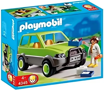 Image de PLAYMOBIL Vétérinaire avec voiture 4345 NOUVEAU