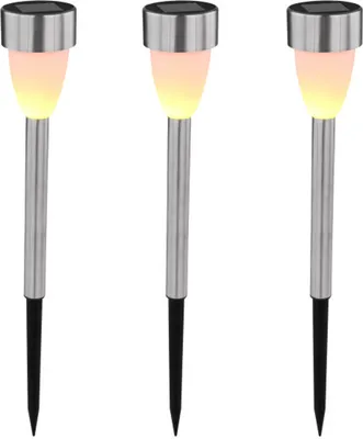 Produktbild von GLOBO 33576-3, Edelstahl, Kunststoff, III, IP44, LED, 0,06 W, 3.2 V