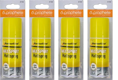 Produktbild von 4 Stück Hanseline Wachs Spray Fahrrad Pflege Schutz Konservierung Versiegelung