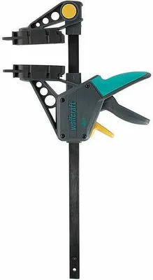 A Wolfcraft Terrassendielen-Kompressor is shown against a white background.