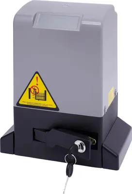 Produktbild von Automatischer Schiebetorantrieb - Torantrieb - 750 W - Bis 1600 kg - Torlänge 12 m - 220 V - <50 dB - Schlosssteuerung - Weiß