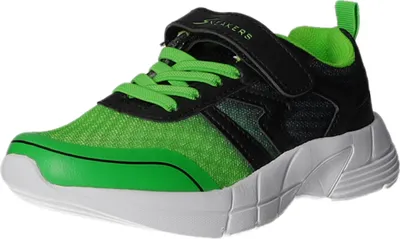 Produktbild von Sneakers Kinder-Klett-Sportschuh Grün-Schwarz, Farbe:grün, EU Größe:34