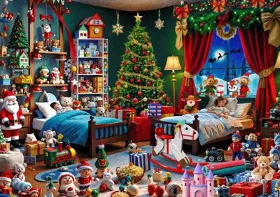 Obrázok produktu pre Bluebird Puzzle Vianočný motív Puzzle 2000 dielov - Vzdelávacia hračka