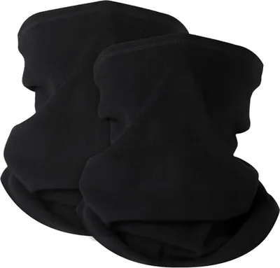 Produktbild von 2 Stück Damen Herren Winter Loop Schal Weich Fleece Halswärmer Winddicht Skimaske Schlauchschal Wärmer für Skifahren Laufen Radfahren