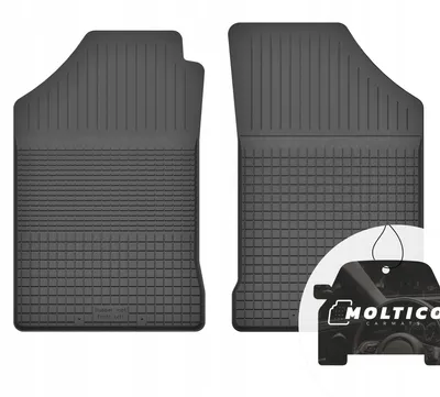 Imagen del producto de Alfombrillas de goma para elantera con borde, aptas para todo tipo de clima, para Peugeot 206 (1998-2012)