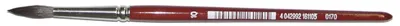 Produktbild von MAIER PINSEL 16101 Haarpinsel Aquarell Größe 01 rot