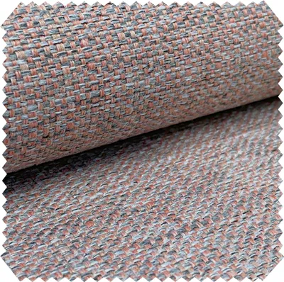 Produktbild von novely® MUDAU - Grob Gewebter Polsterstoff - Melierter Möbelstoff mit Flachgewebe - Pflegeleichte Meterware 1lfm - Farbe: DH-63 Rosa Grau