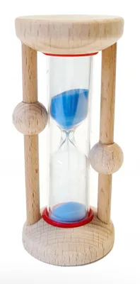 Image de Décoration en bois Montre à dents nature LxHxP 3,5x8x3,5cm NOUVELLE