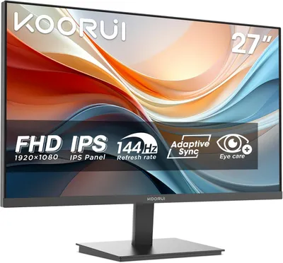 Image de Moniteur PC – 27 pouces – 144 Hz – Full HD IPS – 99 % sRGB – Protection des yeux