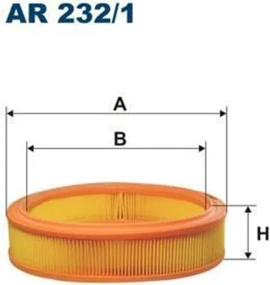 Zdjęcie produktu dla Filtr powietrza FILTRON AR 232/1