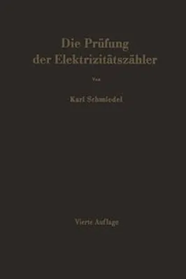 Produktbild von Die Prüfung der Elektrizitätszähler