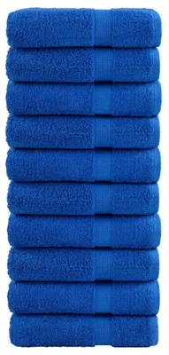 Immagine prodotto di vidaXL Asciugamani da doccia Premium SOLUND, 10 pezzi, blu, 70x140 cm, 600 g/m²