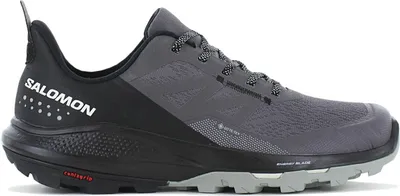 Image de Salomon Outpulse GTX - Chaussures de randonnée pour hommes, membrane GORE-TEX, couleur gris-noir, référence : 415878, taille : EU 42 2/3, UK 8.5