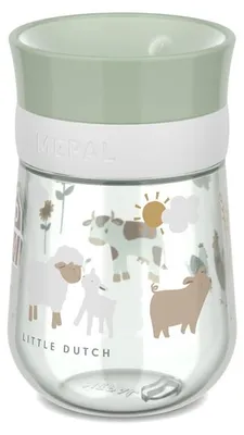 Zdjęcie produktu dla Kubek treningowy Mepal 360° Mio, pojemność 300 ml, wzór "Little Farm"