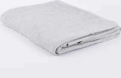 Produktbild von Frottee Handtuch Duschtuch Gästetuch hellgrau Größe  Saunatuch 100 x 150 cm