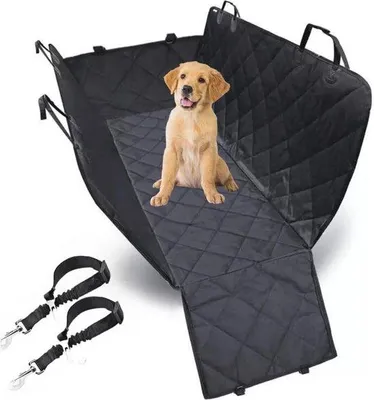 Produktbild von Famanu Hundedecke für die Rückbank - Wasserabweisende Schutzhülle für Haustiere