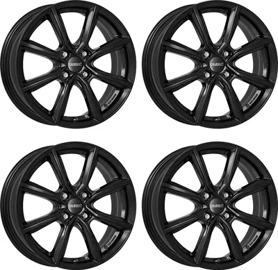 Produktbild von 4 Dezent TN black Felgen 6.0Jx15 4x100 für Volkswagen Golf Lupo Polo Vento