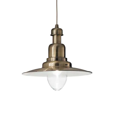 Image de FIORDI Suspension marron 1 ampoule