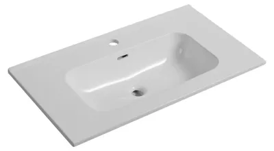 Zdjęcie produktu dla Umywalka wpuszczana ALTON 80 cm biała ceramiczna