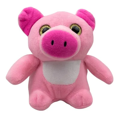 Produktbild von Kuscheltier Schwein 14 cm mit Glitzeraugen – Weiches Plüschtier Stofftier