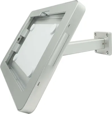 Produktbild von SYSTEM-S Wand Tisch Halterung abschließbar 90° für Microsoft Surface Pro 7 Pro 3 Pro 4 12.3 in Grau