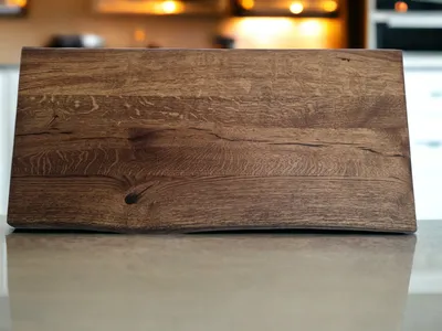 Produktbild von Holz Waschtischplatte 70 cm für Aufsatzbecken Waschtischkonsole massiv Holz Waschtisch Eiche Palisander Neu