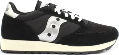Produktbild von Saucony Herren Sneaker, Turnschuhe, Jazz 70368, Größe:EU 40, Farbe:Schwarz, Herstellerfarbe:black,silver