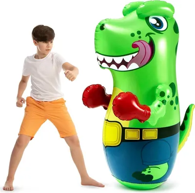 Obrázek produktu pro Nafukovací boxovací pytel T-Rex Dino Bopper 47 palců pro děti a dospělé