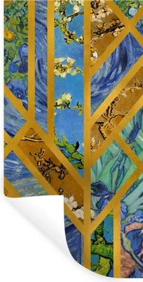 Produktbild von MuchoWow® Wandtattoo Wandsticker Wandaufkleber Kunst - Vincent van Gogh - Alte Meister 20x40 cm Selbstklebend und Repositionierbar - Selbstklebend - Fototapeten