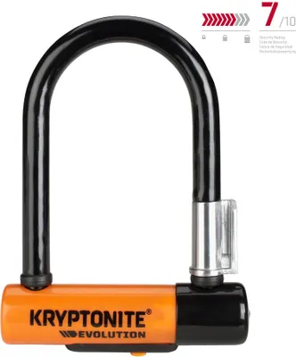 Produktbild von Kryptonite Evolution Mini-5 Bügelschloss Orange