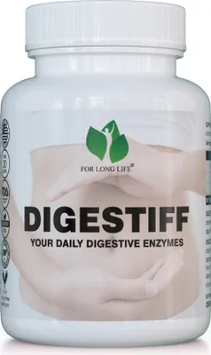 Produktbild von DIGESTIFF Nahrungsergänzungsmittel mit Bromelain, Papain und Inulin | vegane Kapseln