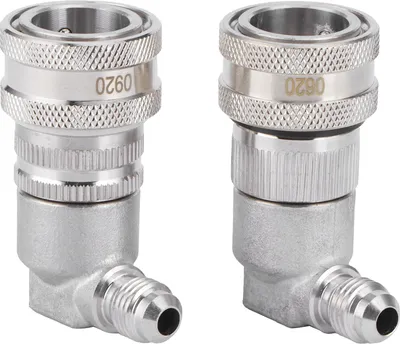 Image de 2PCS MFL1/4in Ball Lock Disconnect Stainless Steel Keg Fittings Quick Coupling Brewing Accessory
