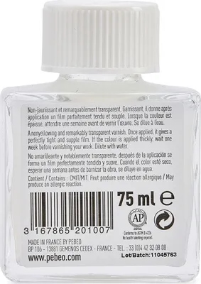 Immagine prodotto di Vernice lucida e trasparente per pittura - 75 ml