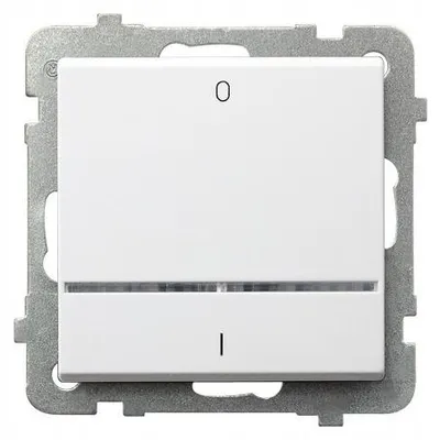 Obrázek produktu pro Ospel ŁP-11RS/m/00, Bílá, IP20, 250 V, 16 A, 71 mm, 42 mm