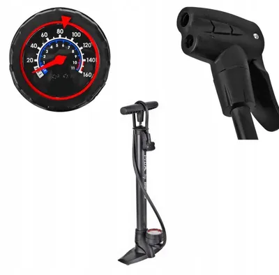 Produktbild von Beto Boden Standpumpe mit Manometer 160PSI