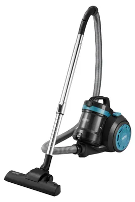 Immagine prodotto di TZS First Austria - Aspirapolvere senza sacco, 800W Ciclonico, Filtro HEPA per soggetti allergici, Aspirapolvere a traino 2L con accessori, Blu-Nero