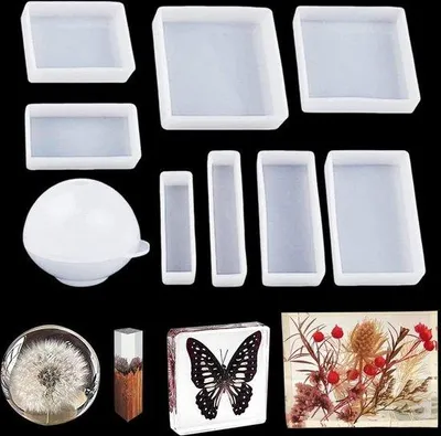 Produktbild von Silikonformen Set für DIY-Kunstprojekte - Hängeketten und Armbänder