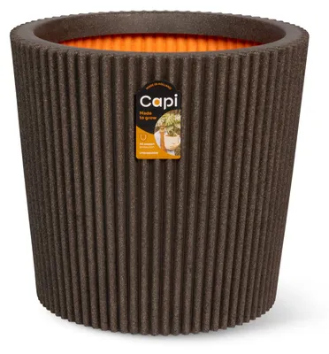 Produktbild von Capi Europe - Gefäßs konisch Groove NL - Dunkelbraun - 45x41 - KGVDB613