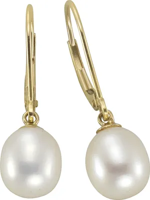 Produktbild von F Ohrhänger 375 Gold Perle 8-8,5mm