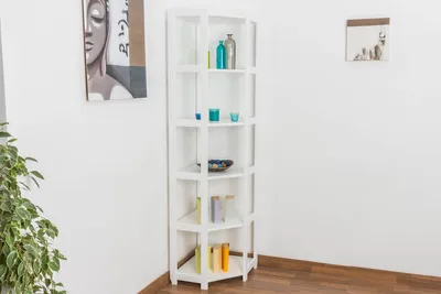 Produktbild von Eckregal weiß Kiefer