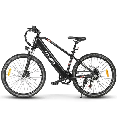 Image de Vélo électrique 26 pouces E-Mountainbike 250W MTB 25km/h 36V 15Ah City E-Bike Shimano 7S LCD avec App, E BIKE City E-Bike Damen E bike Noir