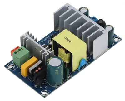 Productafbeelding van AC-naar-DC stroomvoorzieningsmodule, professioneel, efficiënt, 85–265 V, 12 V–8 A, geschikt voor schakelkasten, industrieel gebruik