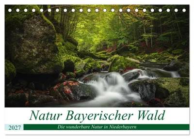 Produktbild von Natur Bayerischer Wald (Tischkalender 2027 DIN A5 quer), CALVENDO Monatskalender