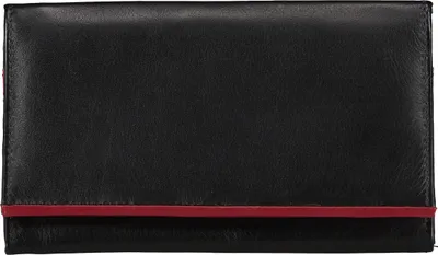 Produktbild von Hausfelder Manufaktur Geldbörse Multicolor Rot 9.5