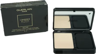 Obrázek produktu pro Guerlain Lingerie de Peau Compact Mat Alive, 01N, Very Light, Stlačený pudr, Matný, Ženy, Neutrální